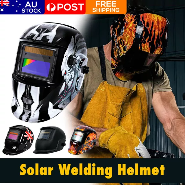 Solar Welding Helmet Auto Darkening Welder Soldering Lens ARC TIG MIG MAG Mask