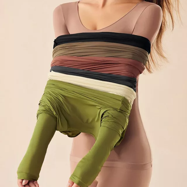 US Womens Long Sleeve T-Shirt Compression Tops Thermal Undershirts Shapewear 3