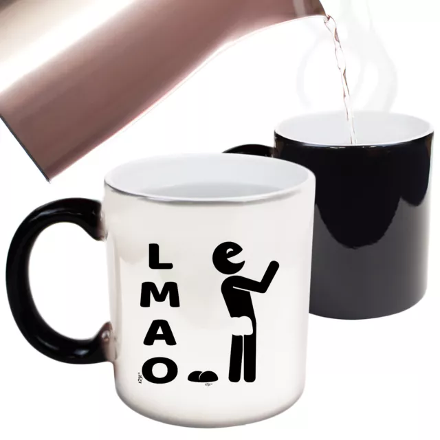 Lmao Funny Mugs Novelty Colour Changing Mug GIFT BOXED Boxed Cup