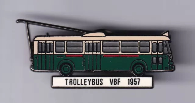 Rare Pins Pin's .. Train Railways Ratp Bus Coach Trolley Vbf 1957 Paris 75 ~Fl