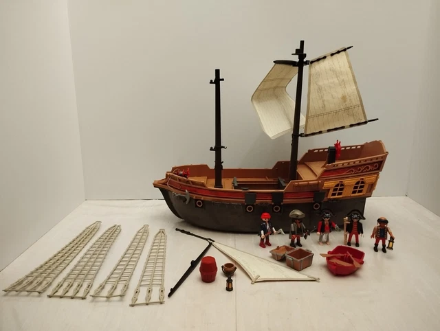 PLAYMOBIL GRAND BATEAU Camouflage Des Pirates Incomplet EUR 19,90