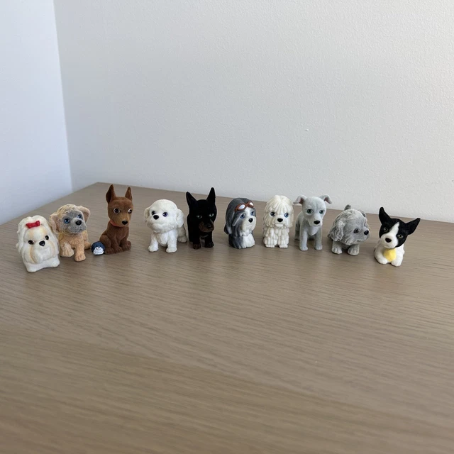 PUPPY IN MY Pocket Lot of 10 Flocked MEG 2005 Dogs Bundle Bulk