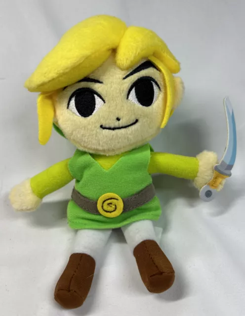 World of Nintendo Legend of Zelda 6.5” Toon Link Plush Doll 2014