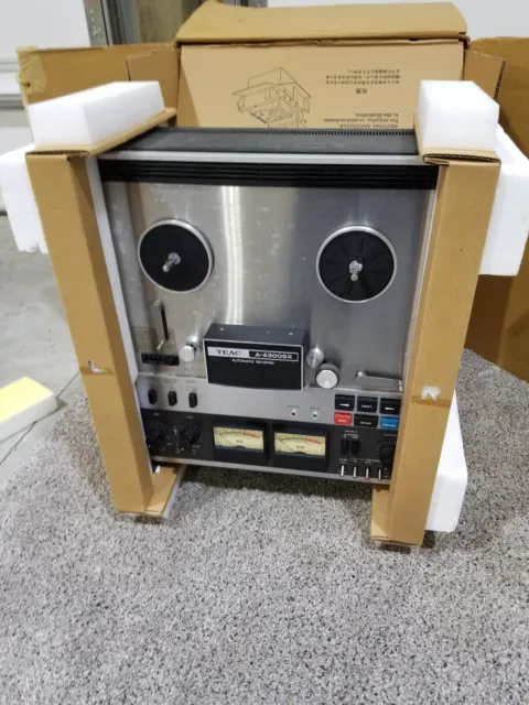VINTAGE TEAC A-4300SX Reel to Reel Stereo Tape Deck In The
