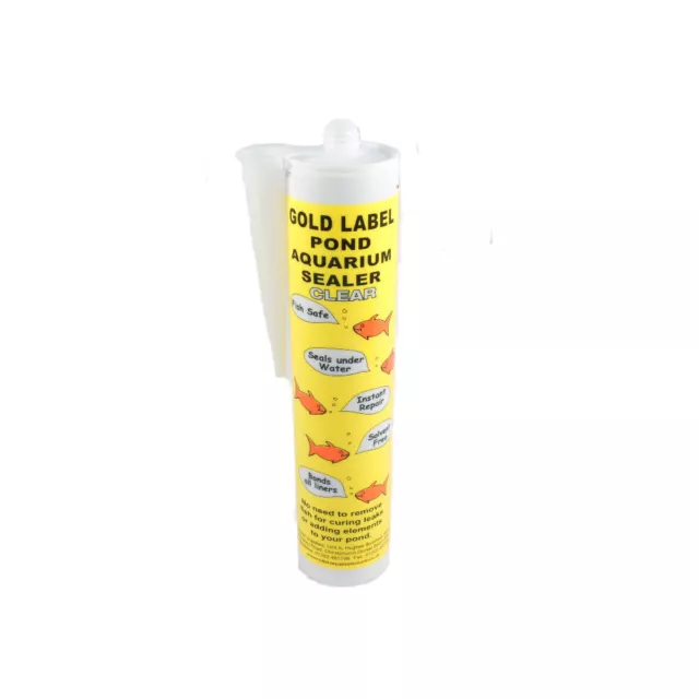Gold Label Pond Aquarium Underwater Sealant Liner Leak Repair Sealer Glue Seal 3