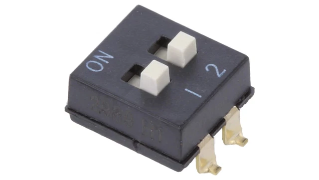 DIP-SWITCH NUMBER OF sections 2 ON-OFF 0.025A/24VDC A6SN2104 /T2UK £8. ...