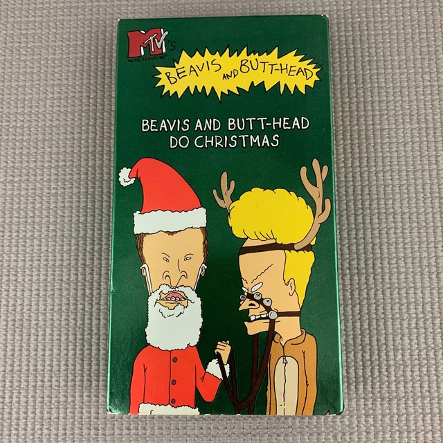 MTV'S BEAVIS AND Butt-Head Do Christmas VHS Tape 1996 Adult Cartoon ...