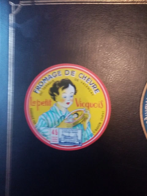 ETIQUETTE FROMAGE FABLE Corbeau Renard Ancienne Ligueil Camembert EUR 4