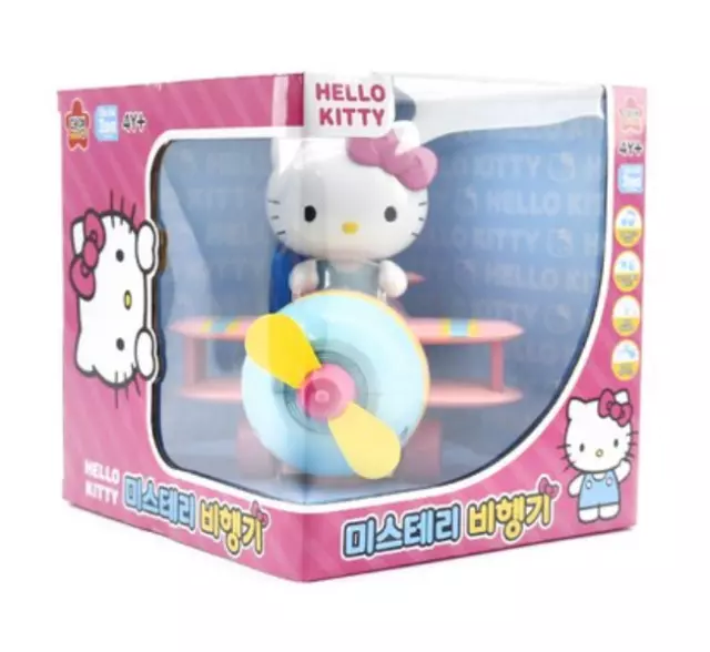 Sanrio Characters Hello Kitty Mystery Airplane Light and Melody Toy Genuine