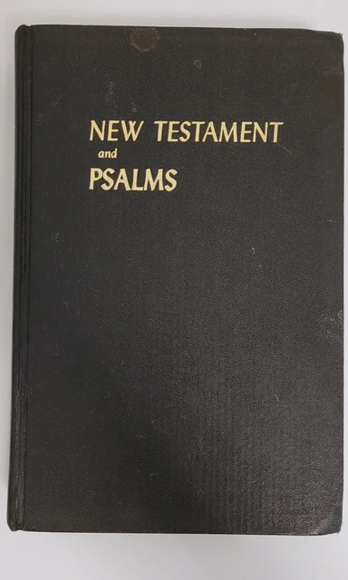 New Testament and the Book of Psalms King James Version 1611 - Large Print