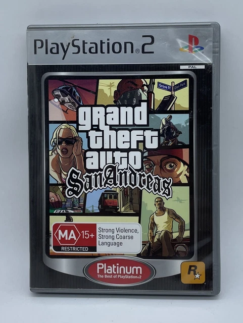 GRAND THEFT AUTO (GTA) San Andreas - PlayStation 2 PS2 - with Manual ...