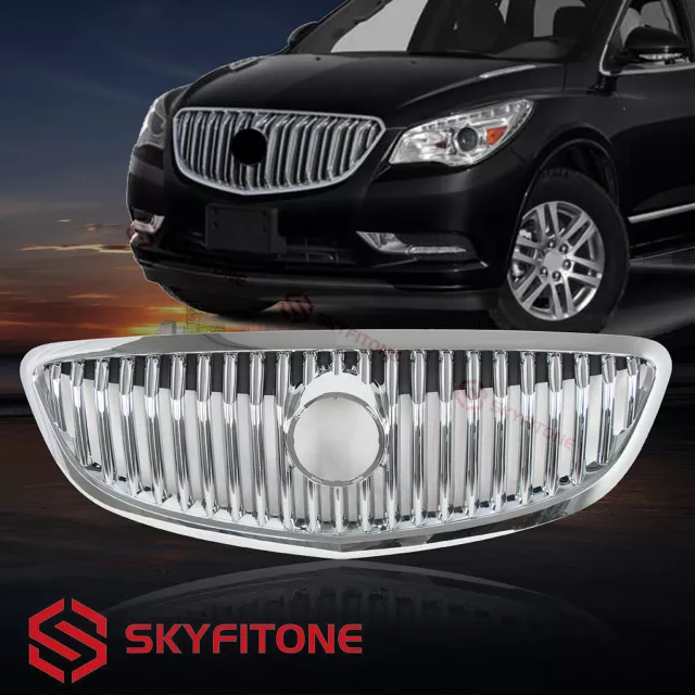 Fit 2008-2012 Buick Enclave Front Upper Grille Chrome Factory 20828544,GM1200628