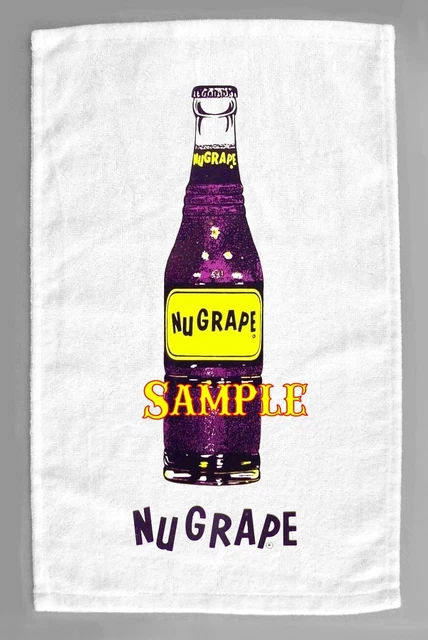 NuGrape Soda Microfiber Hand Towel Citrus Cola