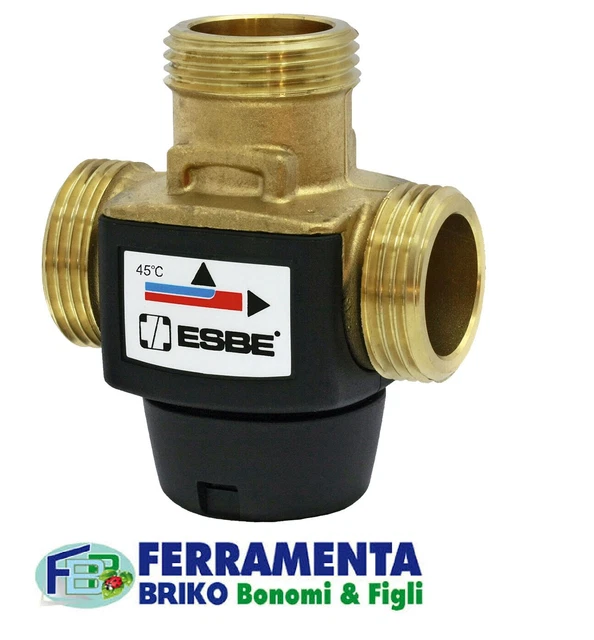 Valvola Termostatica Deviatrice Pannello Solare Caldaia Esbe Vtd322 45°1'' 26464