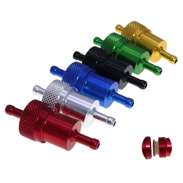 Metal Universal Petrol   Filter Cleaner Aluminium Inline   Filter