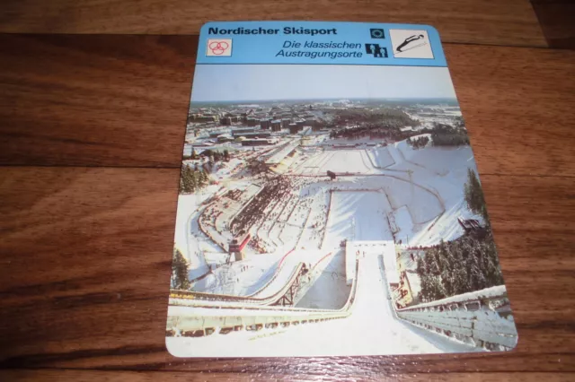 KLASS. AUSTRAGUNGSORTE Nordischer Skisport Editions Rencontre S.A. Lausanne 1977