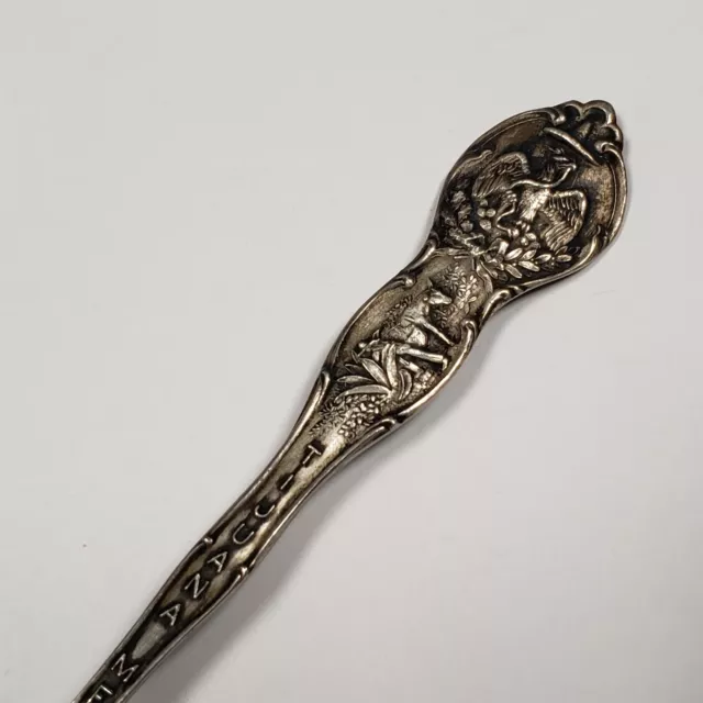 Sterling Silver Souvenir Spoon - Tijuana Mexico - SKU-FL0847 2