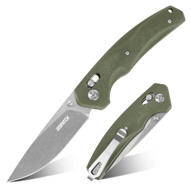 8CR POCKET KNIFE Folding Knife For Outdoor G10 Handle AxisLock EDC 29