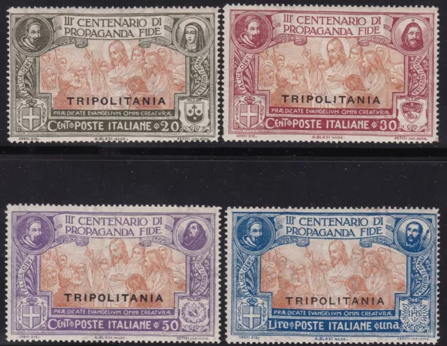 1923 TRIPOLITANIA, n. 1/4 , Propaganda Fide, 4 values , MNH**