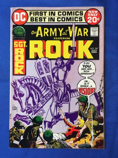 Our Army at War #247 VFN- (7.5) DC ( Vol 1 1972) Sgt Rock, Kubert cover