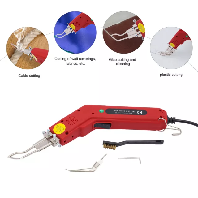 Adjustable Hot Wire Electric Foam Cutter Plastic Rope Cutting Tool Set 220-240V