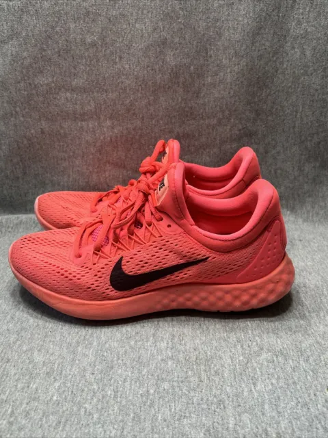 Nike Lunar Skyelux 855810-600 womens 7.5 running sneakers Hot Punch Orange