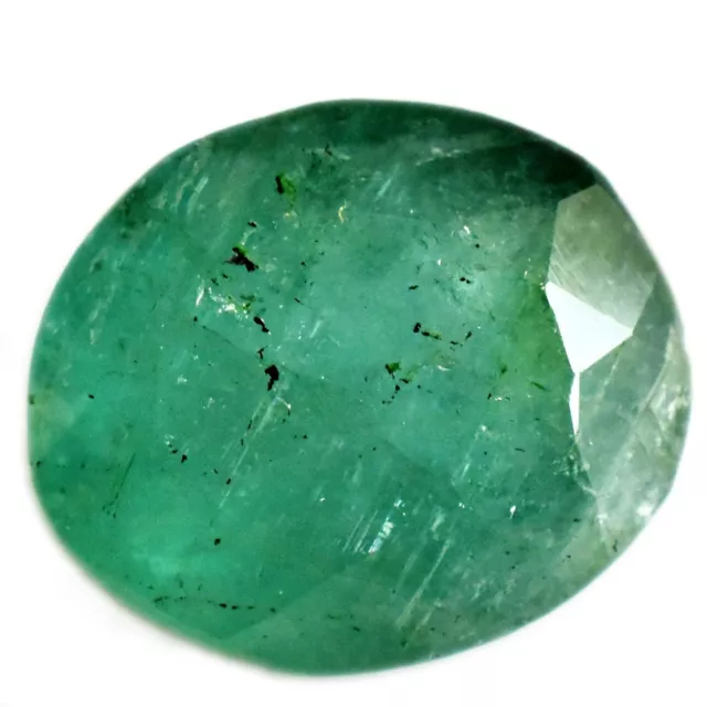 5.50 Cts Zambian Natural Green Emerald Oval Cut GTL Certified Gemstone