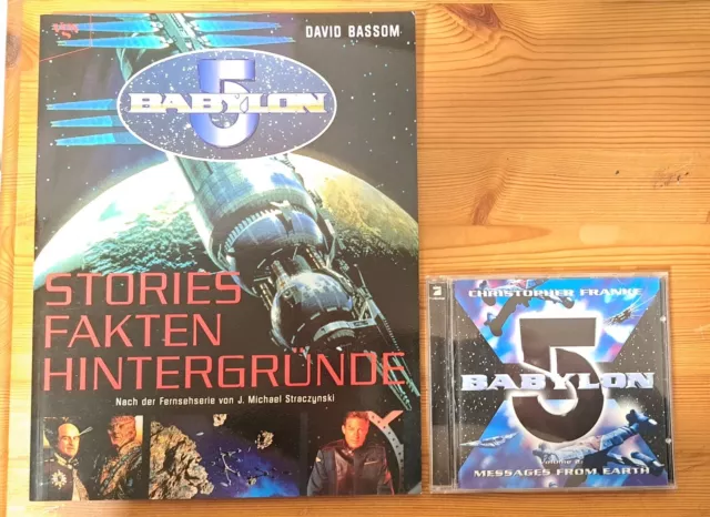 BABYLON 5 David Bassom: Stories, Fakten, Hintergründe + CD Christopher Franke