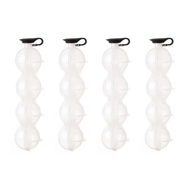 4 x 4 cavità gelato placker silicone flessibile whisky cocktail fai da te rotondo uovoL5V8