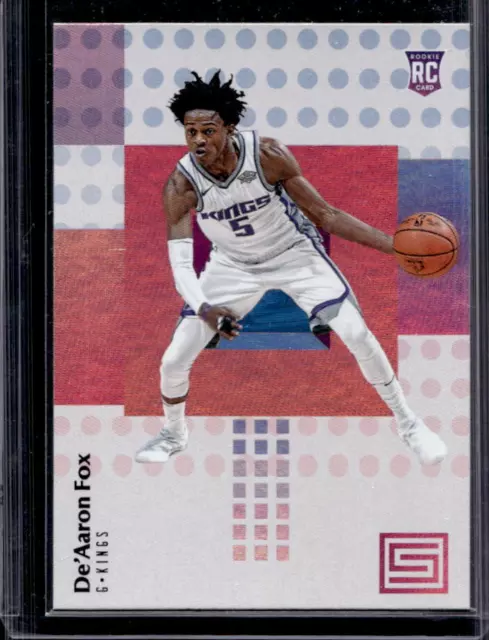 2017-18 Status De'Aaron Fox Rookie Card RC #148 Kings