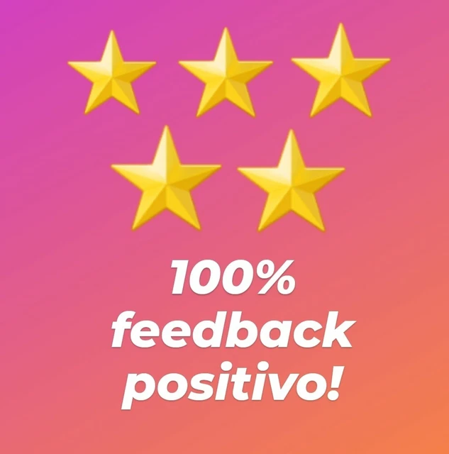 📈📈📈Feedback 100% Positivo A 5 Stelle⭐⭐⭐⭐⭐📈📈📈