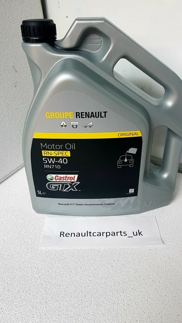RENAULT CASTROL 5W40 RN710 5 Litres HUILE EUR 35,01 - PicClick FR