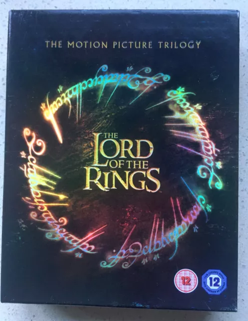 LORD OF THE RINGS Motion Picture Trilogy Blu-ray Disc Boxed 6 Disc Set