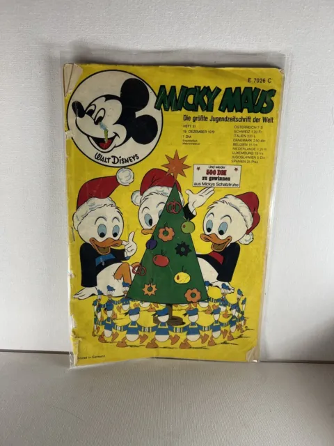 Micky Maus Heft Nr 51 Disney Comic #A21 Sammlung Selten Konvolut