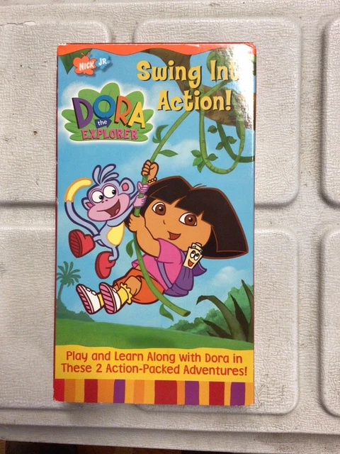 DORA THE EXPLORER VHS Tape Swing Into Action! - Please Read $12.47