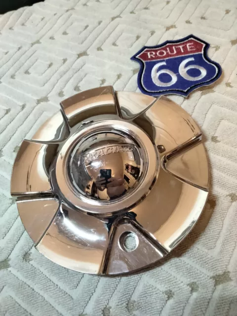 QTY: x1 Used N/S Racing Custom Wheel Center Cap Chrome #C-031