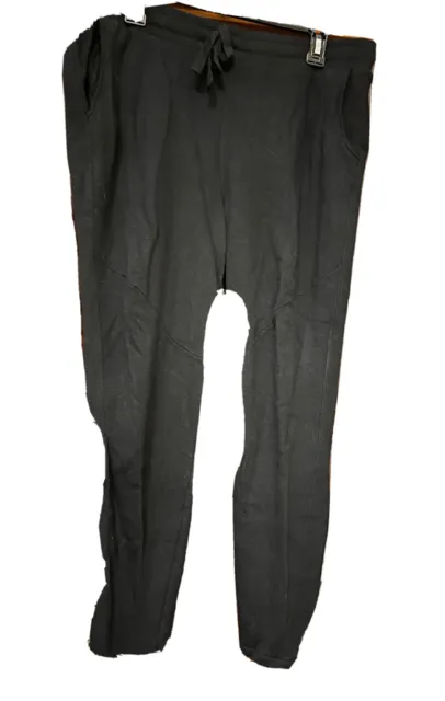 Old Navy Black Lounge Pants Sweat Pants Size Large Drawstrings