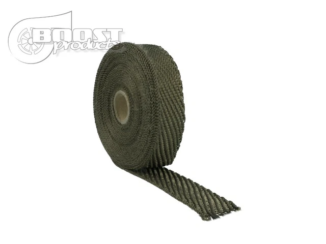 BOOST products 10 m nastro di protezione dal calore - titanio - largo 50 mm scarico vano motore