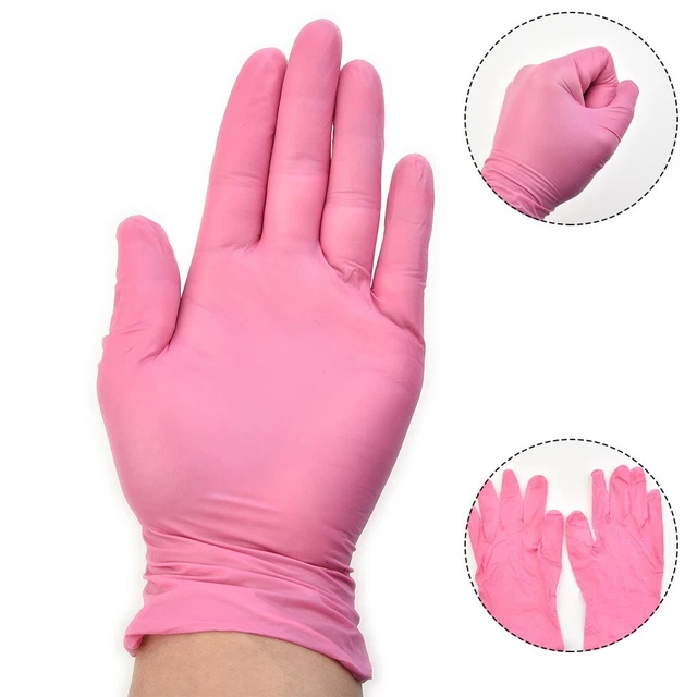 Guantes de limpieza para el hogar y laboratorio paquete de 20 delgados y fáciles de usar