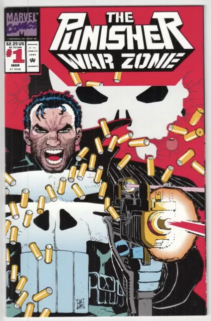 The Punisher: War Zone #1 (Mar 1992, Marvel) 1st appearance Thorn Die-Cut NM