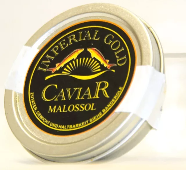 125g (100gr / 132 €) Imperial Oro Caviale Di Acquacoltura Frisch + 1