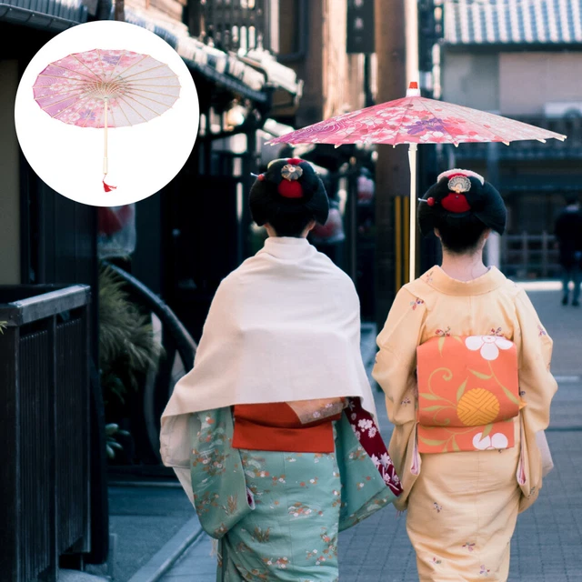 Ombrello Retro Carta Cinese Stile Seta Giapponese Ombrellone Sole Danza Hanfu