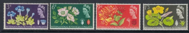 GB -Stamps - SG655p -658p  1964 '' Tenth Botanical Congress''   Phos. Set -  MNH