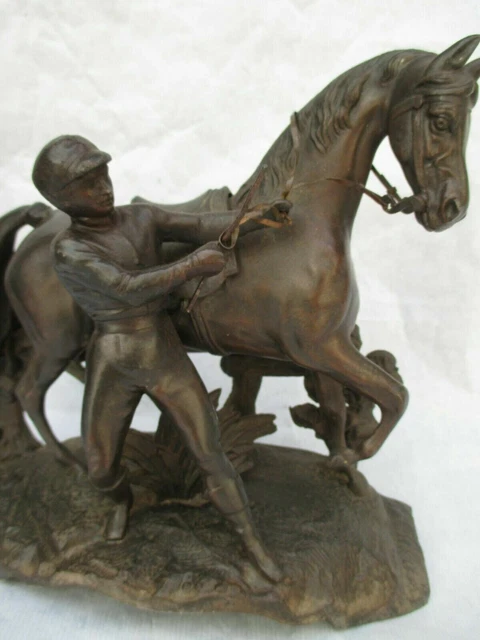 QUIRALU 3 jockeys et chevaux courses tiercé trotteur bon état