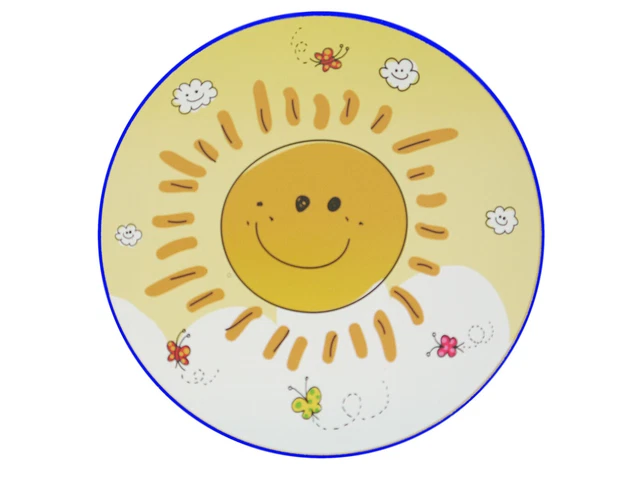 Lampada da parete bambini luce per dormire Ø25 cm con sole colorato luce bambini lampada