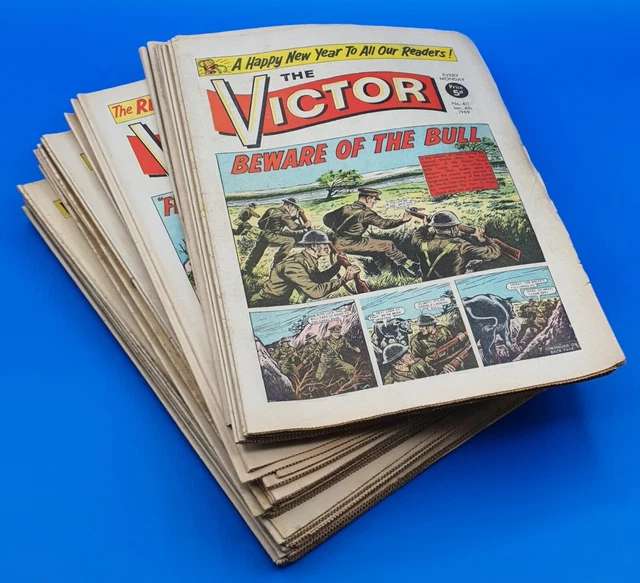 The VICTOR comic - 1969: 42 issues (almost full year) see description & images