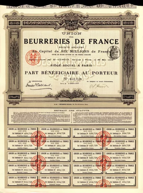 Union des Beurreries De France - Bond - Foreign Stocks