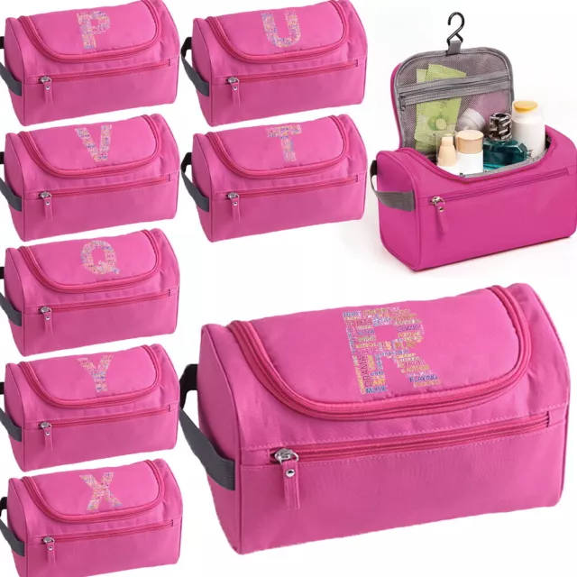 Ladies Wash Bag Toiletry Handbag Hanging Travel Case Cosmetic Make Up Pouch Kit