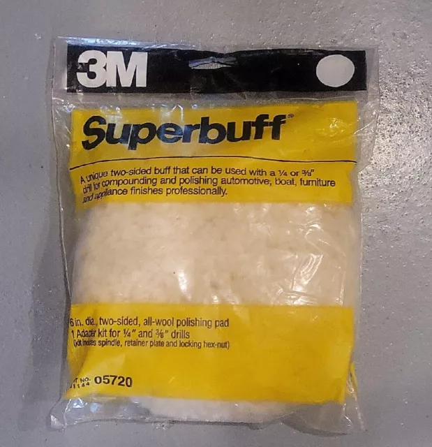 3M Marine Auto Buff Pad 6 Inch 05720 Superbuff Marine Buffing Pad Nos