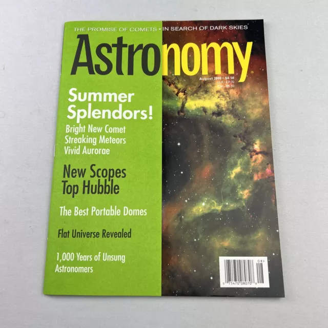 Astronomy Magazine August 2000 / Hubble Telescope Space Stars